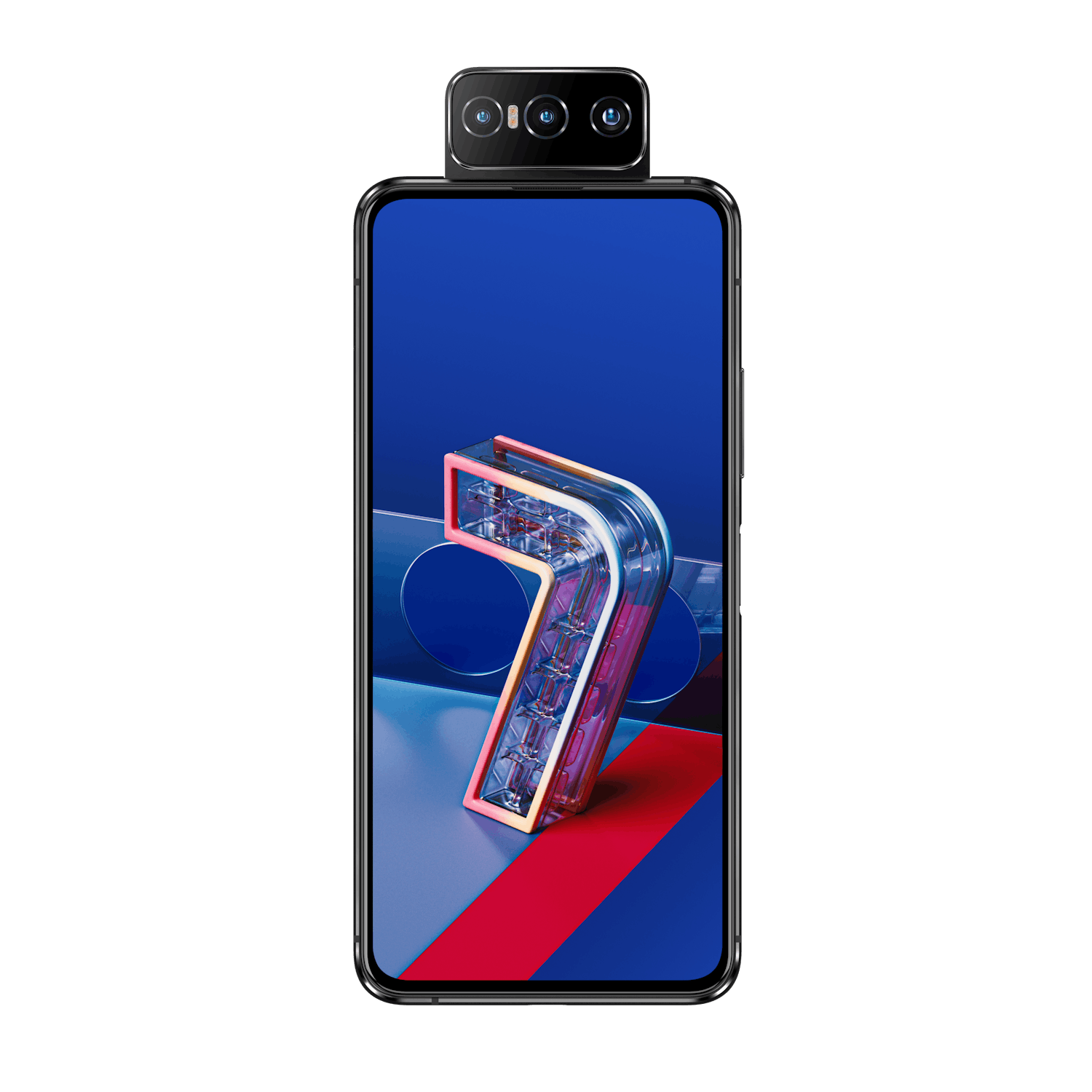 Asus ZenFone 7 Du vipper hele kameramodulen over på forsiden når du skal ta en selfie.